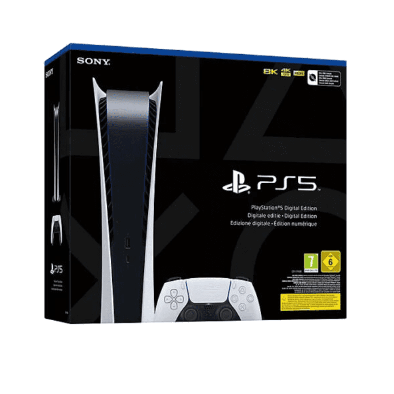 Sony Playstation 5 Digital Edition Blanc 825 Go SSD Nouveau PS5